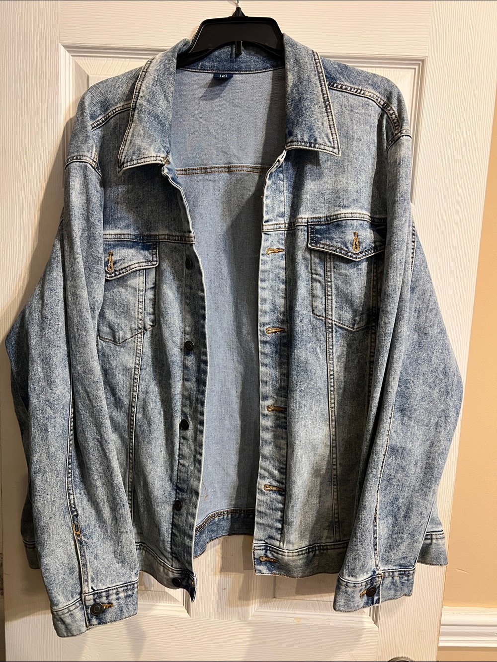 George Light Blue Washed Denim Jean Jacket